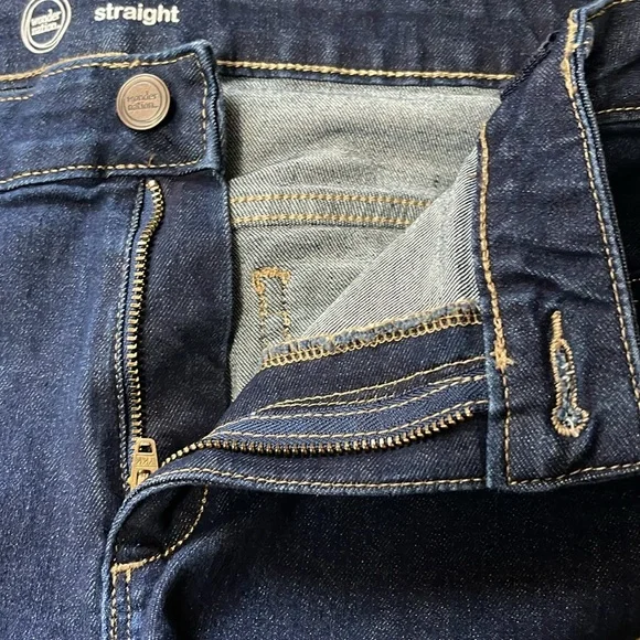 Wonder Nation Dark Wash Straight Jeans 16 plus - Picture 6 of 10